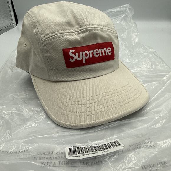 Supreme | Accessories | Supreme Washed Chino Twill Camp Cap Stone